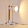 Oksbol Tafellamp Bruin, Wit, 1-licht