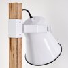 Oksbol Tafellamp Bruin, Wit, 1-licht