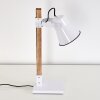 Oksbol Tafellamp Bruin, Wit, 1-licht