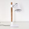 Oksbol Tafellamp Bruin, Wit, 1-licht
