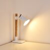 Oksbol Tafellamp Bruin, Wit, 1-licht