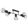 Globo PRISKA Plafondlamp Zwart, 5-lichts