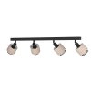Eglo verlichting ROSLEY Plafondlamp, Plafondspot Zwart, 4-lichts