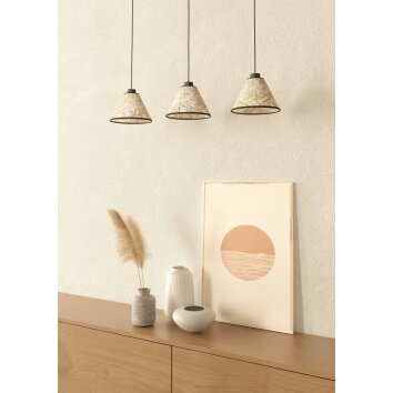 Eglo verlichting OXPARK Hanglamp Zwart, 3-lichts