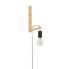 Eglo verlichting POCKLEY Plafondlamp, Wandlamp Bruin, Zwart, 1-licht