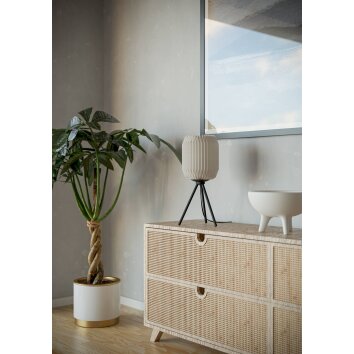 Eglo verlichting BELGRAVE Tafellamp Zwart, 1-licht