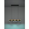Eglo verlichting HORNWOOD-Z Hanglamp LED Bruin, Zwart, 4-lichts, Kleurwisselaar