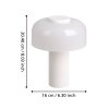 Eglo verlichting PONENTE Tafellamp LED Wit, 1-licht