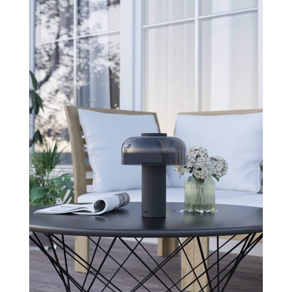 Eglo verlichting PONENTE Tafellamp LED Zwart, 1-licht main product photo