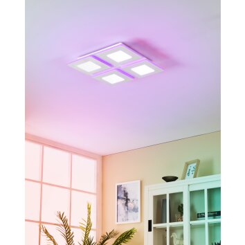 Eglo verlichting PADROGIANO-Z Plafondlamp LED Wit, Kleurwisselaar