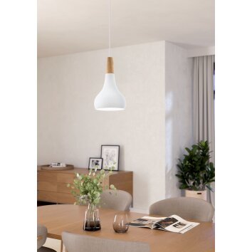 Eglo verlichting SABINAR Hanglamp Wit