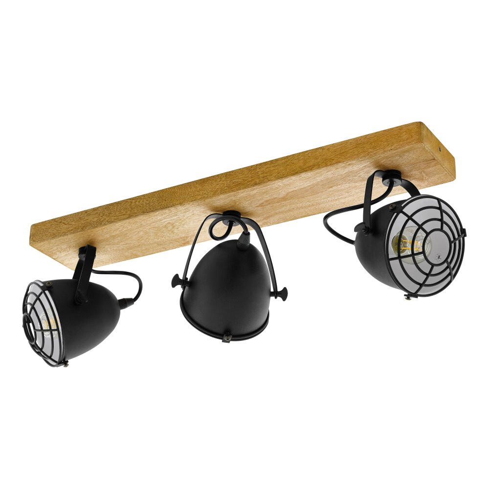 Eglo verlichting GATEBECK Plafondlamp, Plafondspot Natuurlijke kleuren, 3-lichts main product photo