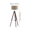 Eglo verlichting LANTADA Staande lamp Bruin, 1-licht