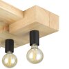 Eglo verlichting HALKIN Plafondlamp Bruin, Zwart, 4-lichts