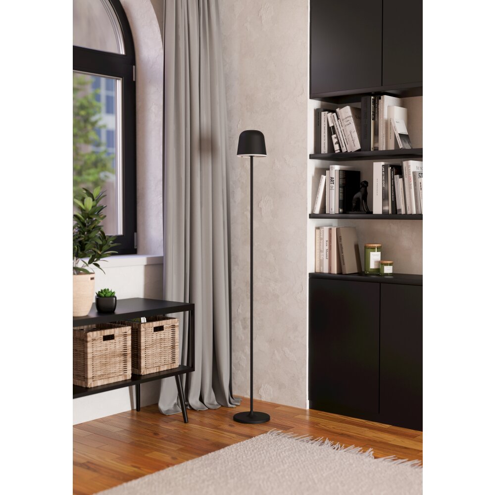 Eglo verlichting MANNERA-L Staande lamp LED Zwart, 1-licht, Afstandsbediening, Kleurwisselaar main product photo