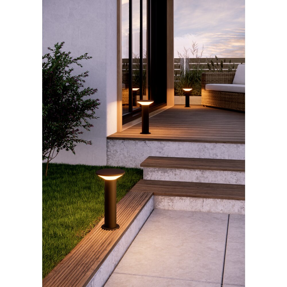 Eglo verlichting RIGOSA Plint licht LED Zwart, 1-licht main product photo