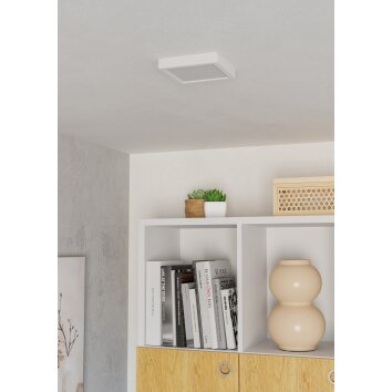 Eglo verlichting EGLO Plafondlamp LED Wit, Kleurwisselaar