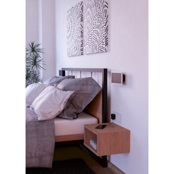 Eglo verlichting EGLO Wandlamp LED Zwart