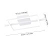Eglo verlichting AMANDOLO Plafondlamp LED Wit, Afstandsbediening, Kleurwisselaar
