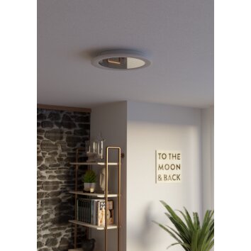 Eglo verlichting MACCHIONI Plafondlamp LED Wit, Afstandsbediening