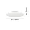 Eglo verlichting ROVITO-R Plafondlamp LED Wit, Afstandsbediening