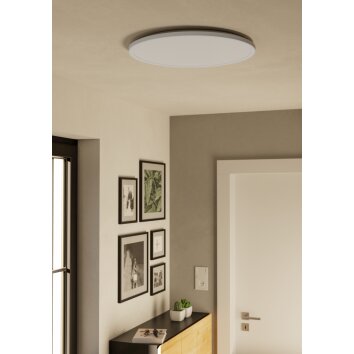 Eglo verlichting ROVITO-R Plafondlamp LED Wit, Afstandsbediening