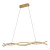 Eglo verlichting EGLO Hanglamp LED lichtbruin