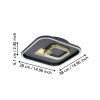 Eglo verlichting TIRIOLO Plafondlamp, Wand- en plafondlamp LED Goud, Zwart