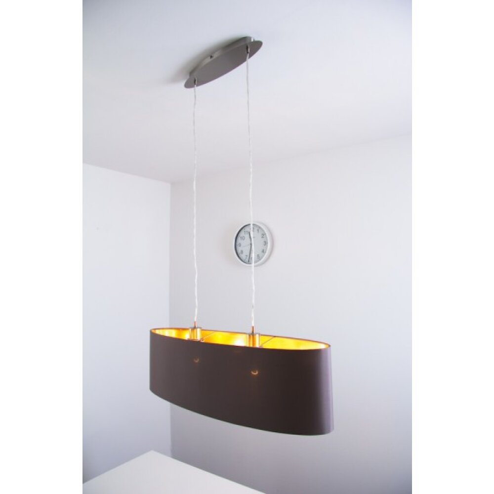 Eglo Maserlo cappuccino Hanger Nikkel mat, 2-lichts main product photo