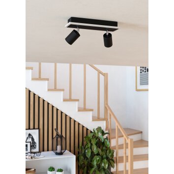 Eglo verlichting EGLO Plafondlamp, Plafondspot LED Zwart