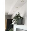 Eglo verlichting EGLO Inbouw armatuur LED Nikkel mat, Kleurwisselaar