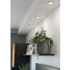 Eglo verlichting EGLO Inbouw armatuur LED Nikkel mat, Kleurwisselaar