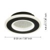 Eglo verlichting MACCHIONI Wandlamp LED Zwart, Wit