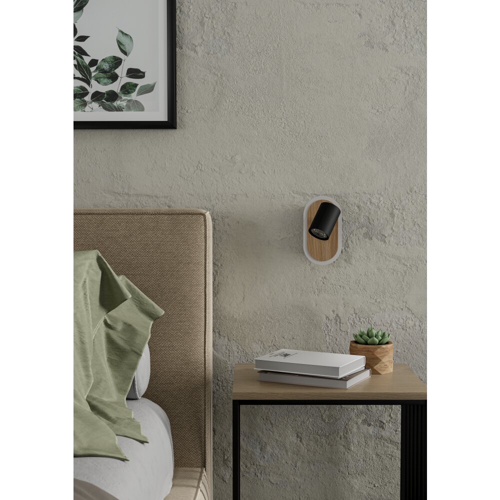 Eglo verlichting RIMBOCCHI Plafondspot, Wandlamp LED Bruin, Zwart main product photo
