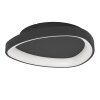Eglo verlichting LORETELLO Plafondlamp, Wand- en plafondlamp LED Zwart, Afstandsbediening