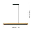 Eglo verlichting CAMACHO Hanglamp LED Bruin, Zwart
