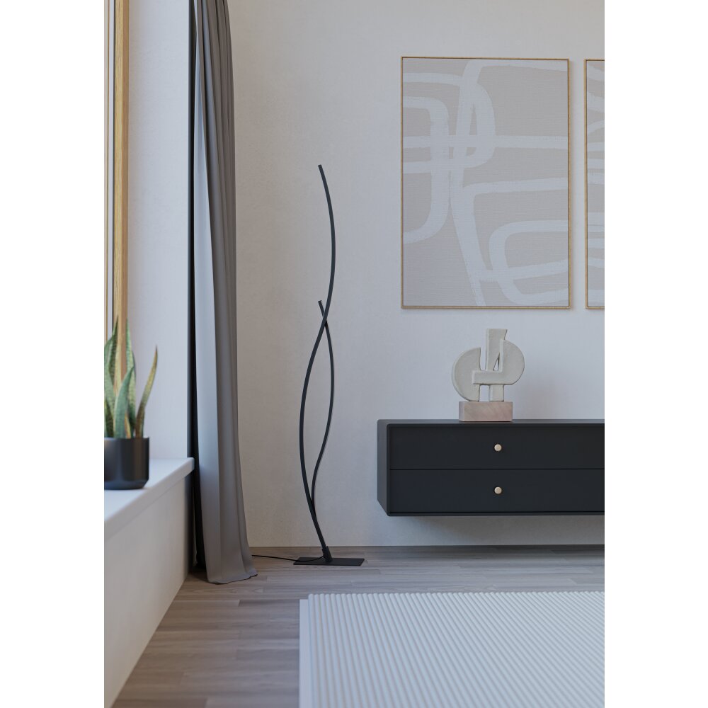 Eglo verlichting GRISOLIA Staande lamp LED Zwart main product photo