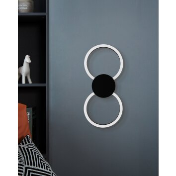 Eglo verlichting EGLO Plafondlamp LED Zwart