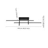 Eglo verlichting TREPILIANO Plafondlamp LED Zwart