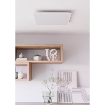 Eglo verlichting MORADILLO-R Plafondlamp LED Wit, Afstandsbediening