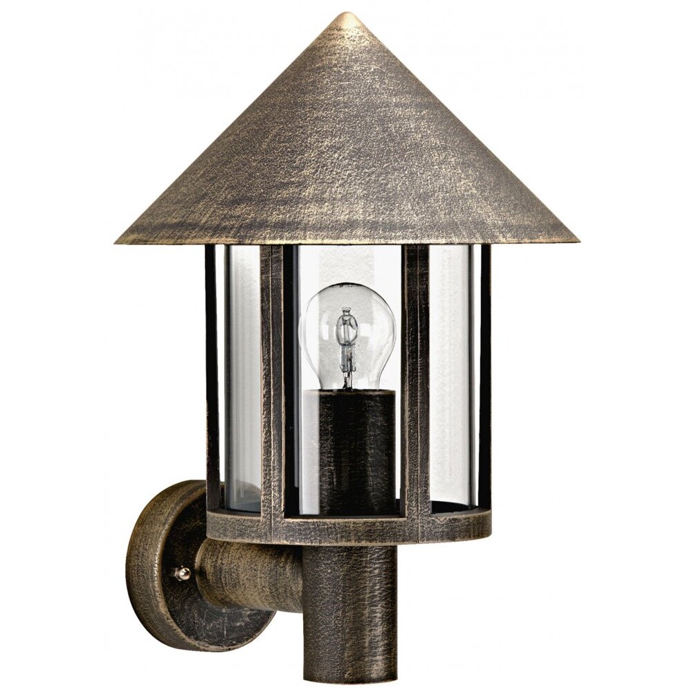 Albert 824 Buiten muurverlichting Bruin, Messing, 1-licht main product photo