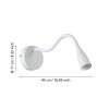 Eglo verlichting OLIVANDINO Wandlamp LED Wit Eglo verlichting OLIVANDINO Wandlamp LED Wit