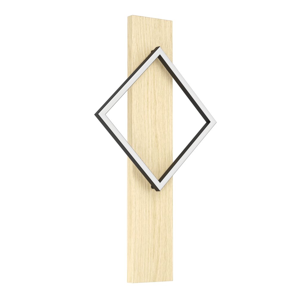 Eglo verlichting BOYAL Wandlamp LED Bruin, Zwart main product photo