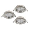 Eglo verlichting FAVAZZINA Inbouw armatuur LED Nikkel mat