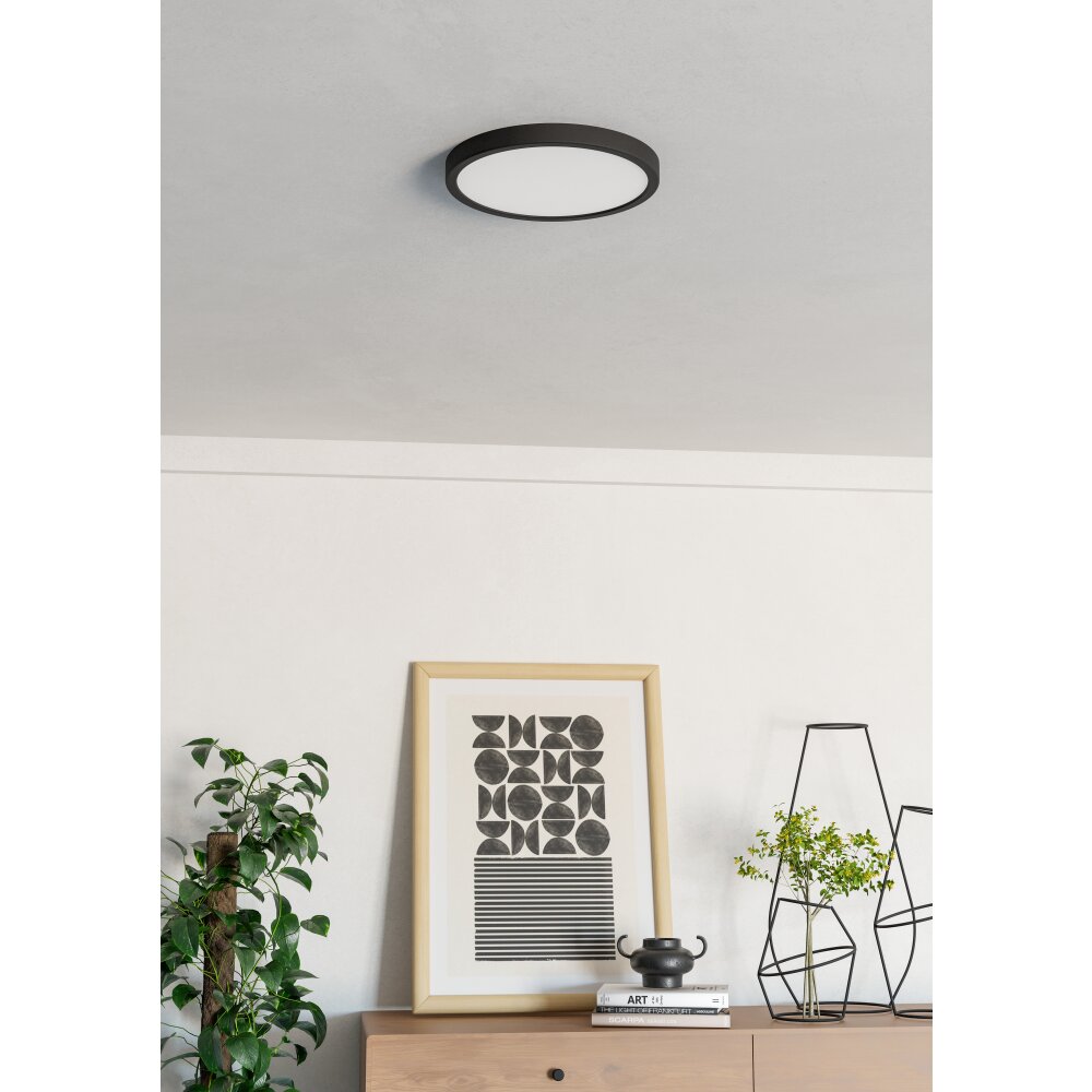 Eglo verlichting 6-Z Plafondlamp LED Zwart, Kleurwisselaar main product photo