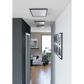 Eglo verlichting ROVITO-Z Plafondlamp LED Zwart, Kleurwisselaar