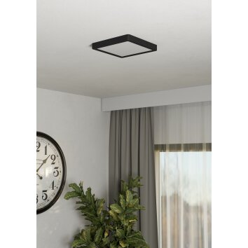 Eglo verlichting 6-Z Plafondlamp LED Zwart, Kleurwisselaar