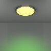 Eglo verlichting 6-Z Plafondlamp, Wandlamp LED Nikkel mat, Kleurwisselaar