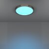 Eglo verlichting 6-Z Plafondlamp, Wandlamp LED Nikkel mat, Kleurwisselaar