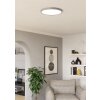 Eglo verlichting 6-Z Plafondlamp, Wandlamp LED Nikkel mat, Kleurwisselaar